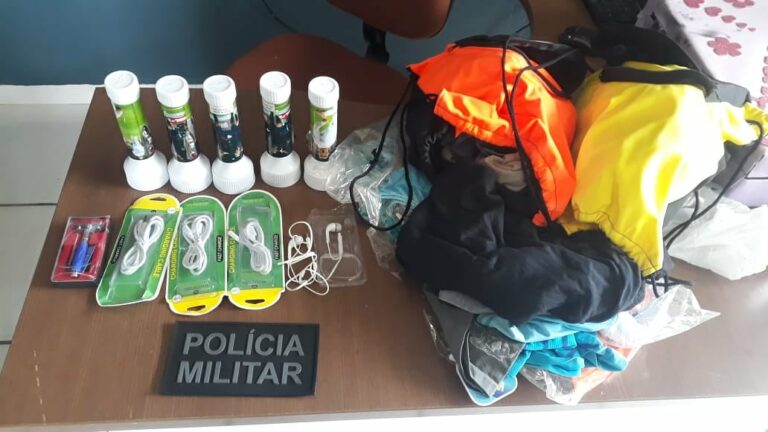PM de Manoel Urbano recupera objetos subtraídos de loja de Sena Madureira
