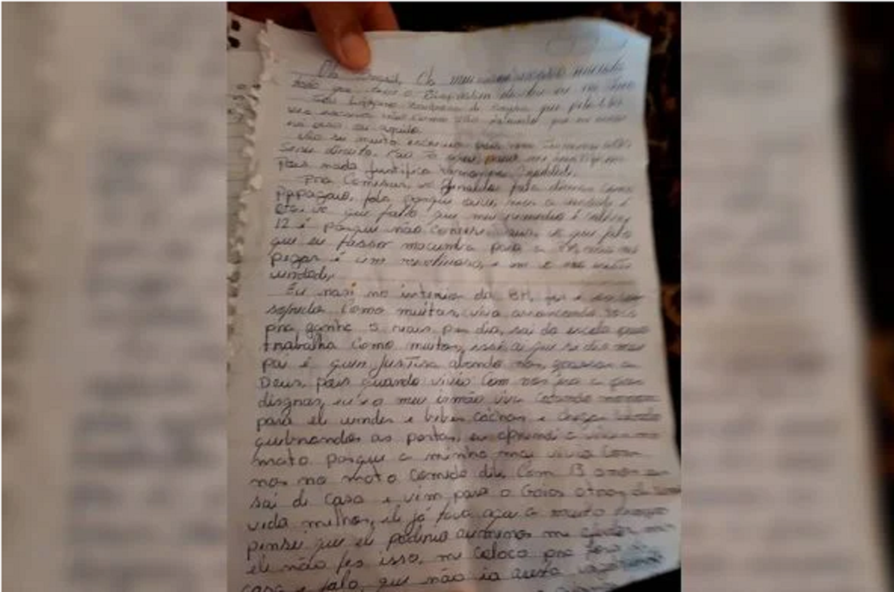 Carta supostamente escrita por Lázaro é entregue à polícia: “Ungido de Deus”