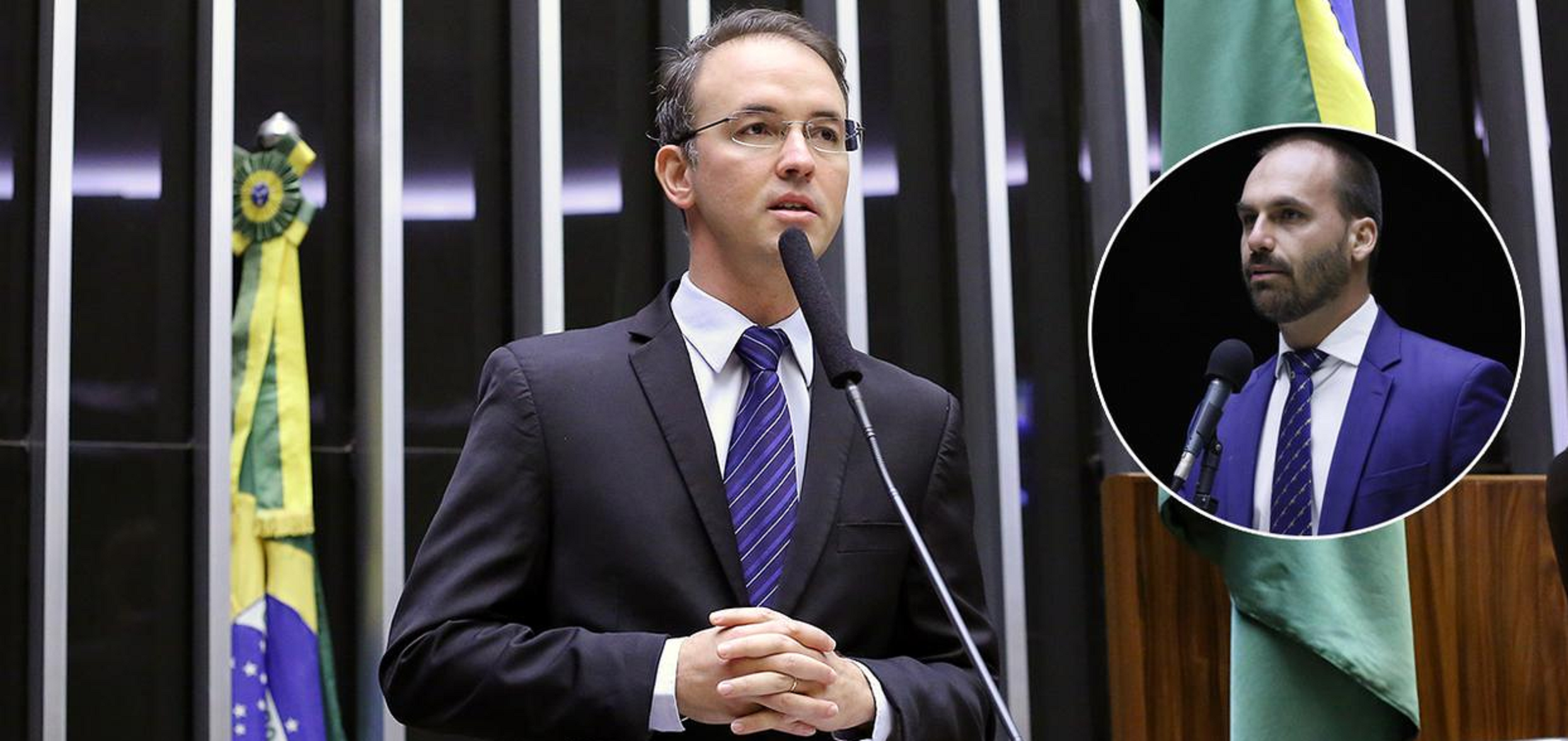 Deputado do AC e filho de Bolsonaro batem boca na Câmara: “Filhote de genocida!”