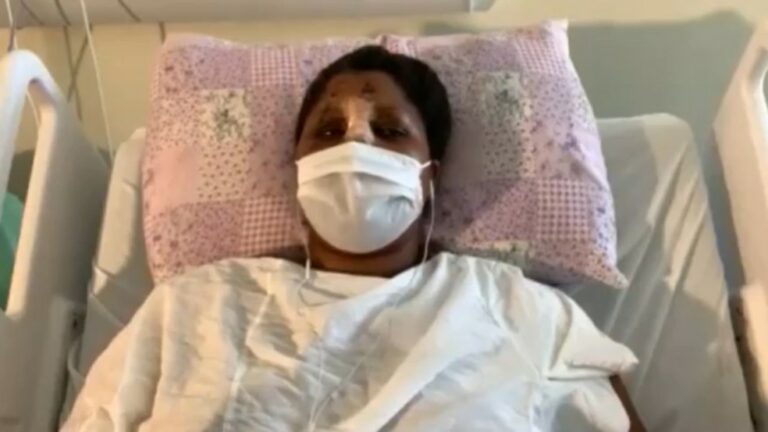 ‘Renasci’, diz mulher que teve carro esmagado entre duas carretas