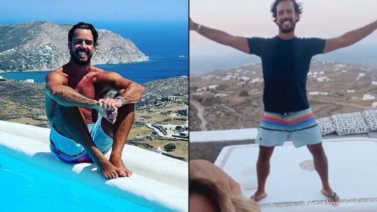 Ex de Marina Ruy Barbosa curte viagem pela Grécia com modelo russa