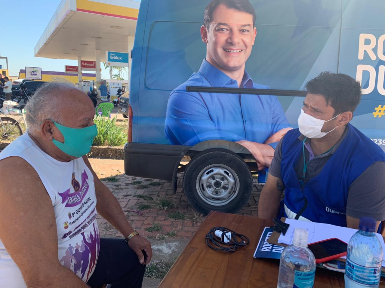 “Estamos sendo assaltados à luz do dia”, diz morador à equipe do gabinete móvel de Duarte