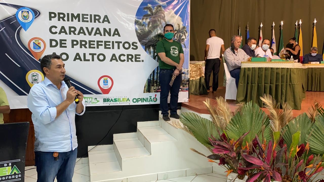 Jesus Sérgio participa da Caravana dos Prefeitos para o Alto Acre e ouve demandas das gestões