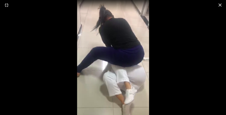 Vídeo: mulher espanca servidora em hospital: “Por causa de macho”