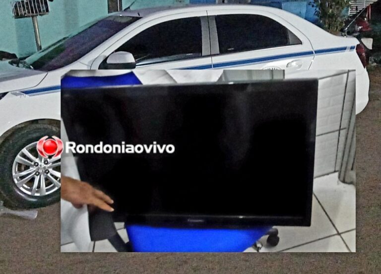 Travesti aluga suíte de motel e é flagrado furtando TV