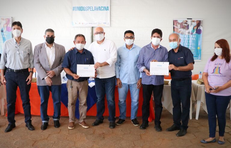 Unidos Pela Vacina: FIEAC participa da entrega de equipamentos