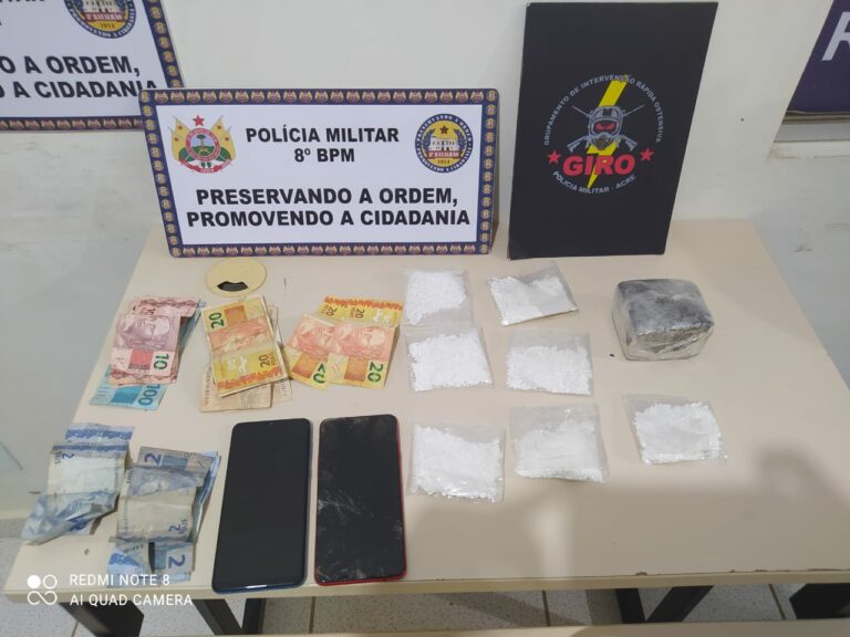 Polícia Militar de Sena Madureira apreende entorpecente na BR-364