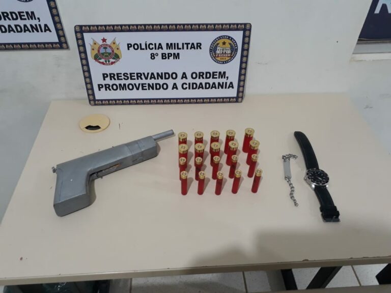 Com 5 passagens pela polícia, adolescente de 16 anos é flagrado com arma no Acre