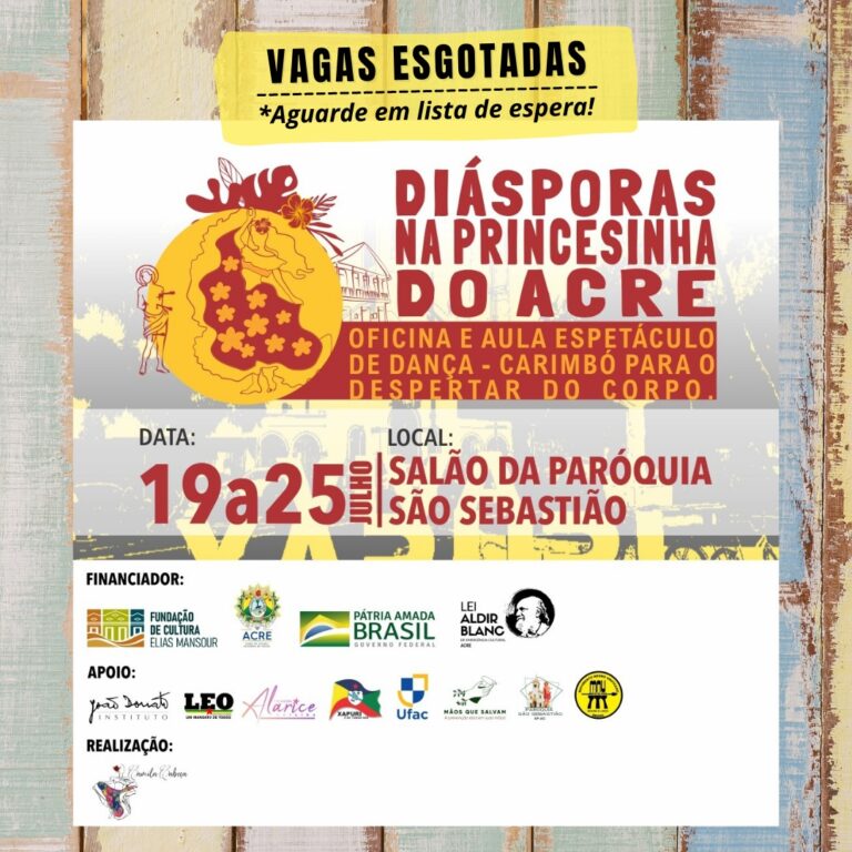 Xapuri recebe oficina e aula-espetáculo de dança sobre diásporas corporais