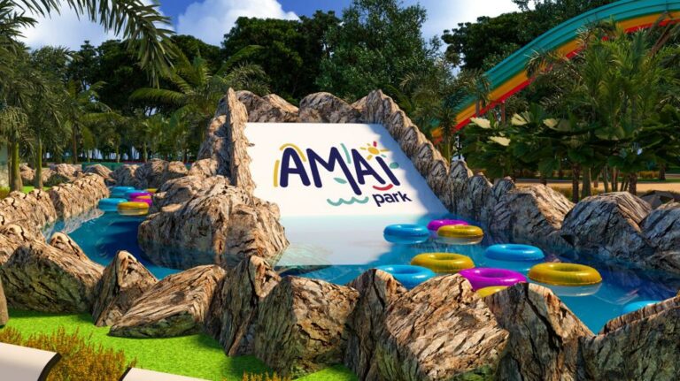 Amai park: Mais de 50% dos brinquedos do parque aquático estão concluídos; veja fotos