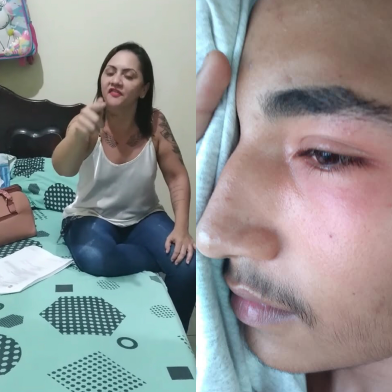 Revoltada, acreana expõe agressão de sobrinho em bar de Sena, denuncia racismo, preconceito e agressor armado; veja vídeo