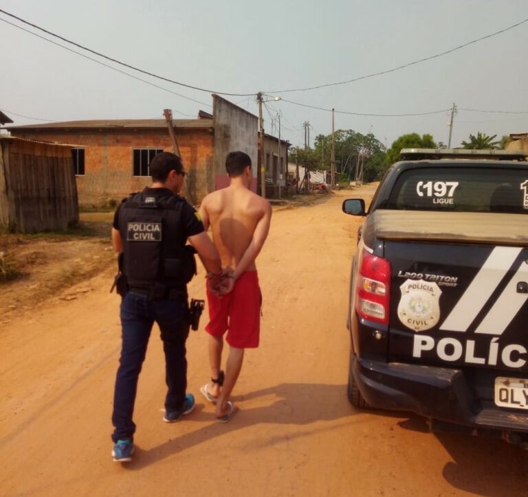 Acusado de tráfico de drogas, monitorado é preso pela PC de Sena Madureira