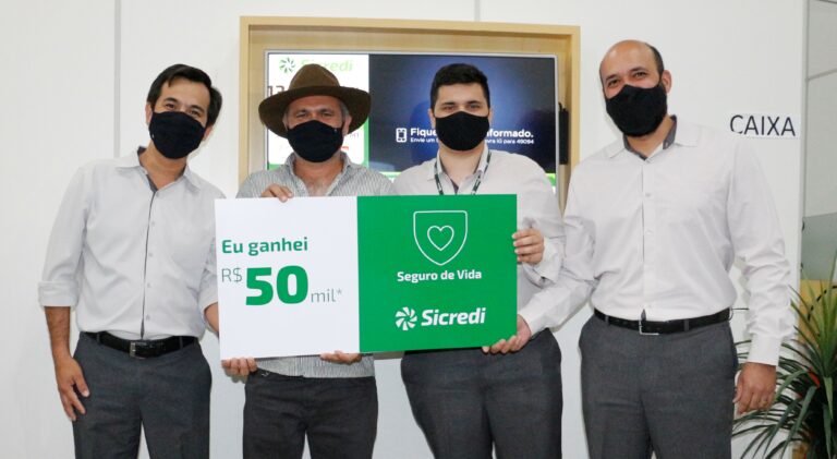 Sicredi: Associado é contemplado com prêmio de 50 mil reais em Seguro de Vida