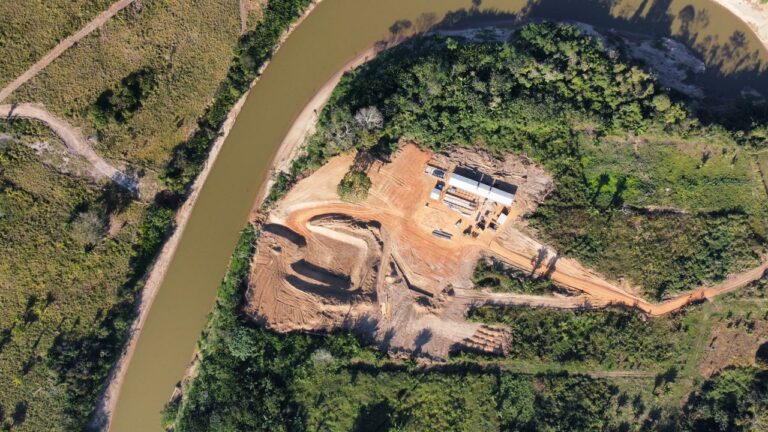 Fundações e pilares da ponte do anel viário de Brasileia e Epitaciolândia devem ficar prontos até o fim do ano