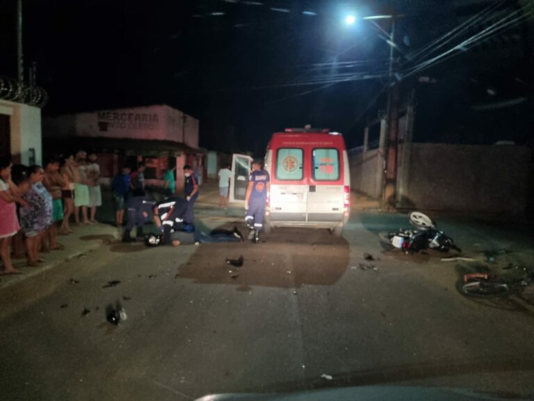 Motociclista morre após bater em veículo em Rio Branco; vídeo é chocante