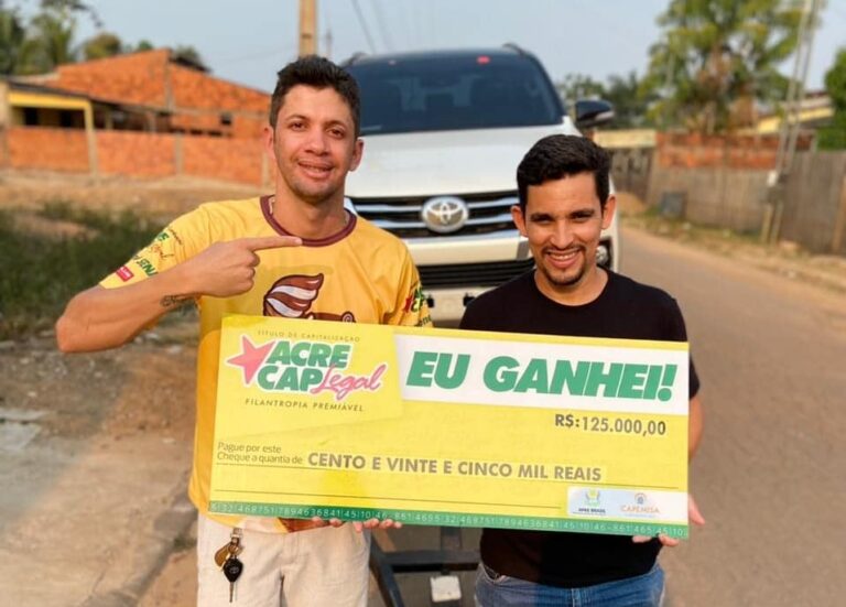 Policial penal de Sena Madureira fatura 125 mil reais em sorteio do Acrecap 