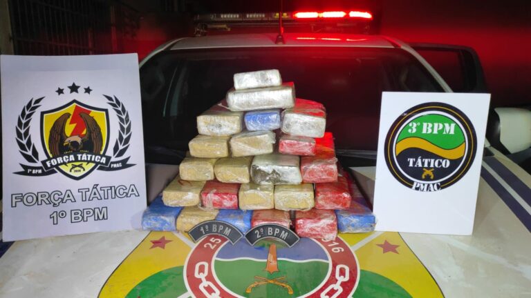 PM apreende 18 kg de maconha em “casa-cofre” na invasão do Panorama