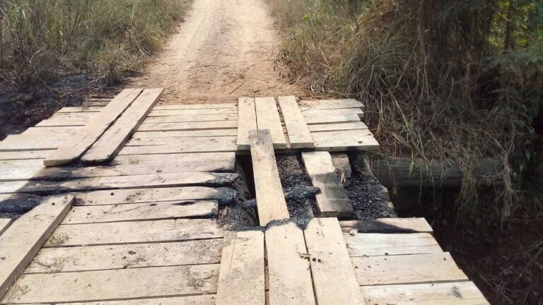 Polícia investiga incêndios criminosos em pontes de madeira na zona rural