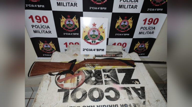 Plácido de Castro: Homem tenta se livrar de espingarda de fabricação caseira e é apreendido