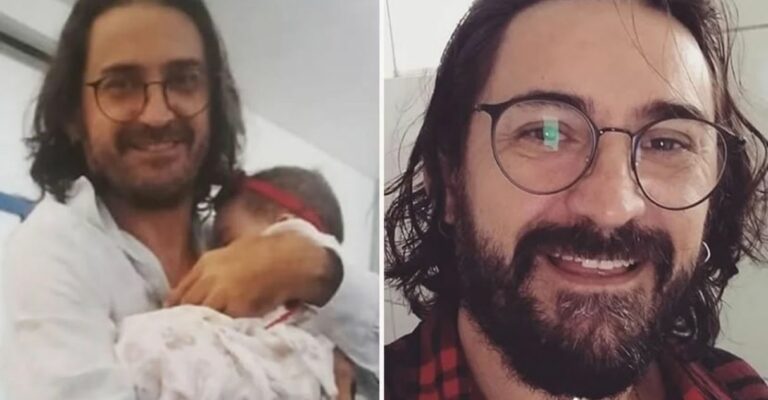 Professor segura bebê de aluna no colo para ela poder estudar com tranquilidade: ‘É um dever ajudar’