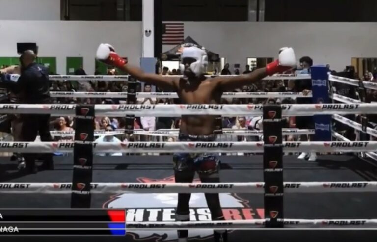 Vídeo: filho de Anderson Silva estreia no kickboxing com nocaute em oito segundos; assista