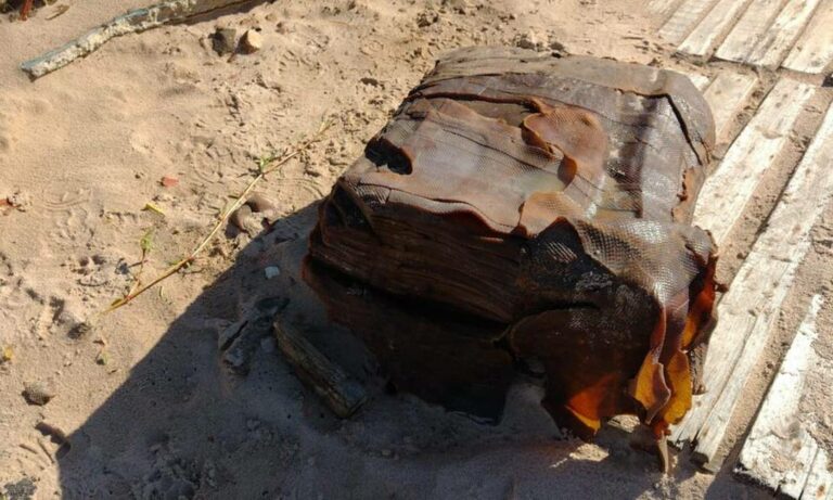 Mais dois fardos de navio nazista são encontrados em praias de Salvador