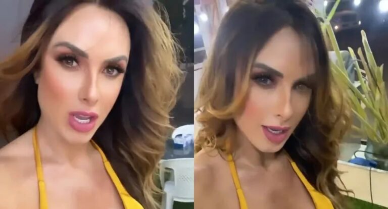 Nicole Bahls troca bife com ouro de R$ 25 mil por caldo de cana em Dubai