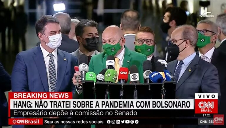 Hang reclama de CPI e diz que ainda vai pensar sobre eleições em 2022