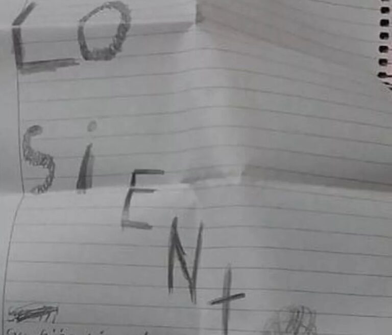 Mãe encontra filho de 2 anos morto com bilhete ao lado ao chegar em casa, no Paraguai