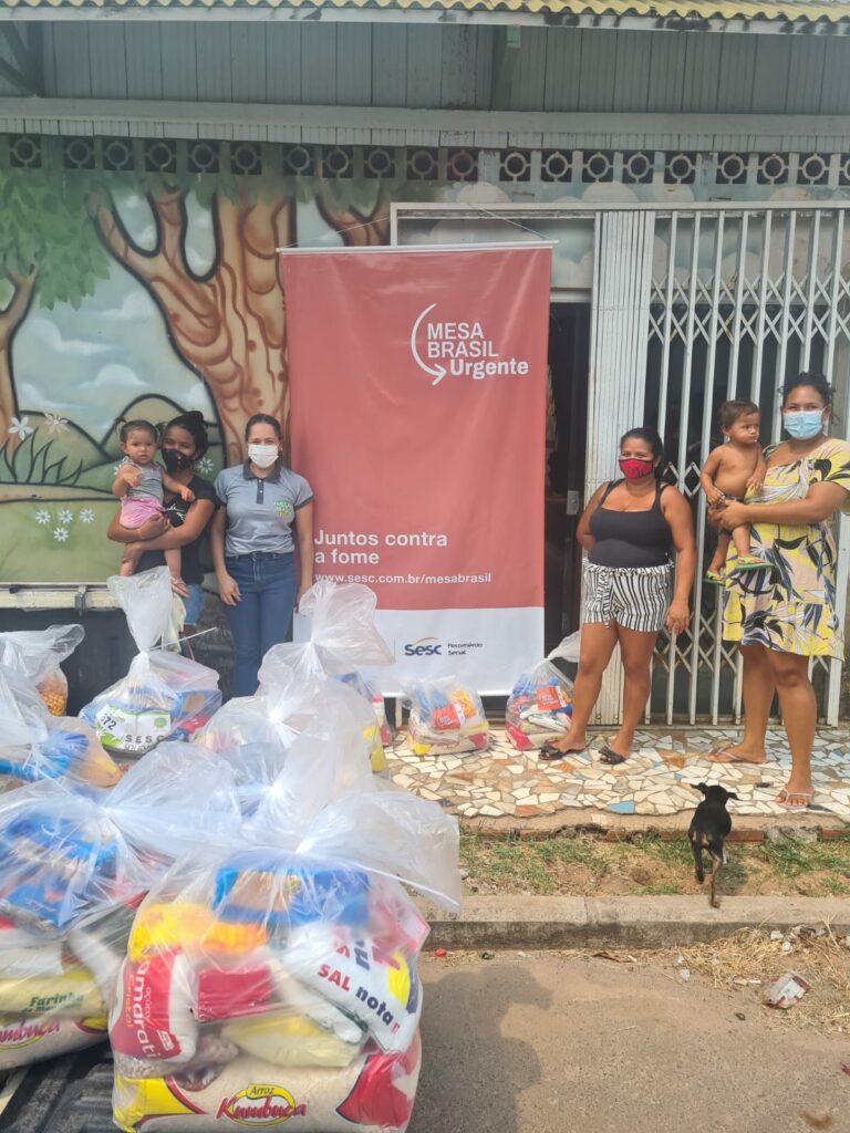 Campanha Mesa Brasil Urgente do Sesc arrecada e distribui 720 cestas básicas no Acre