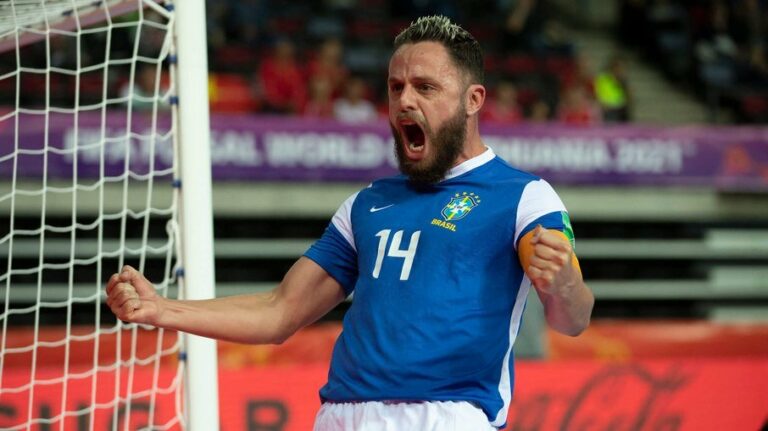 Brasil goleia Vietnã por 9 a 1 na estreia na Copa do Mundo de Futsal