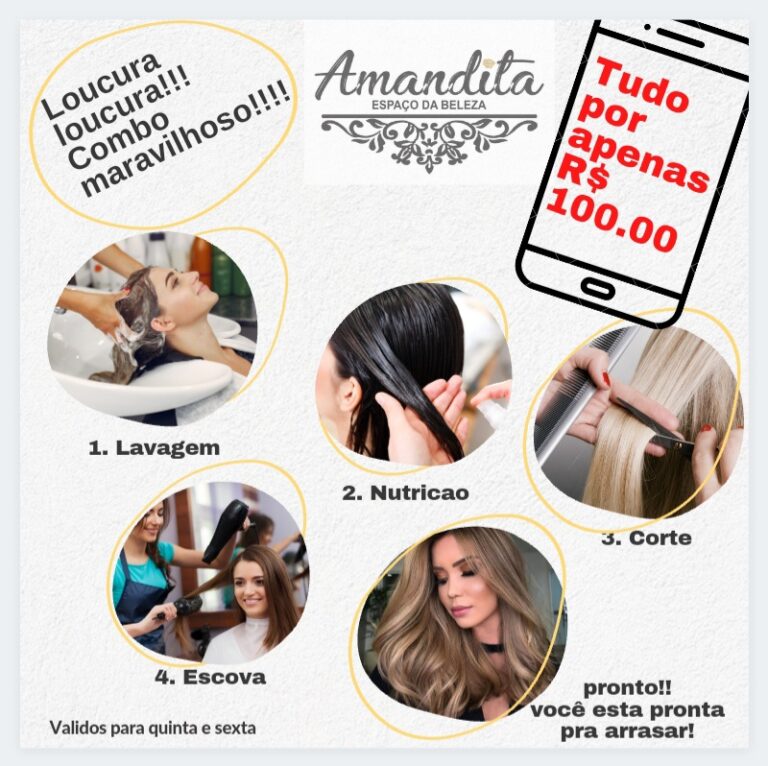 Mega promoção: espaço de beleza lança combo com 4 procedimentos por apenas R$100 reais; confira