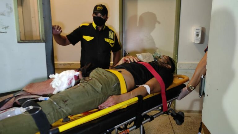 Após fura blitz em Rio Branco, jovem acaba baleado pela polícia e vai parar no Pronto Socorro