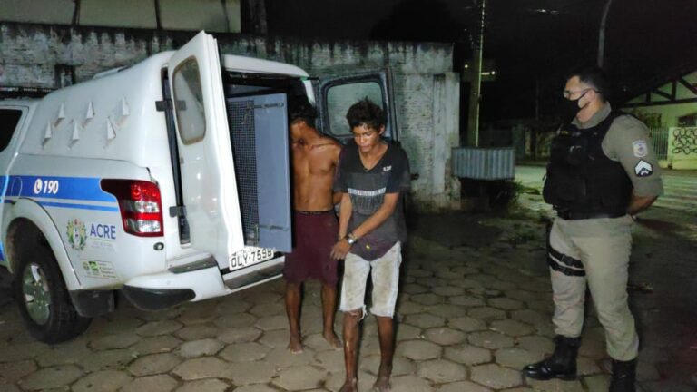Dupla é detida por vigilante e entregue à PM após furtos em residencial em Rio Branco
