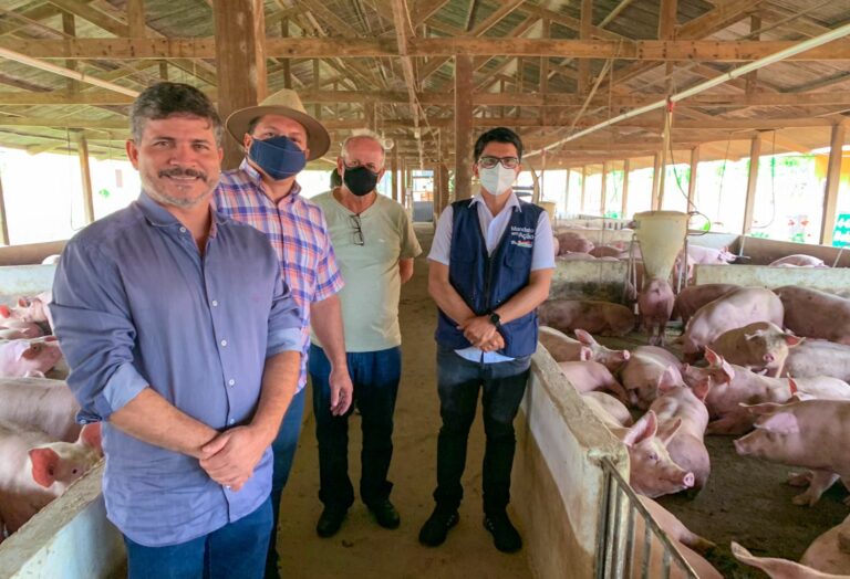 Pré-candidato ao Governo, Jenilson Leite visita agronegócios  do Alto Acre