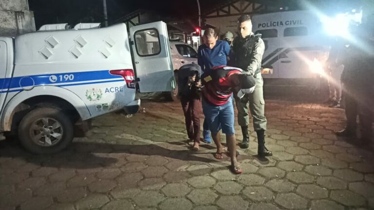Armado, trio que planejava roubar caminhonete no interior do Acre é preso após perseguição