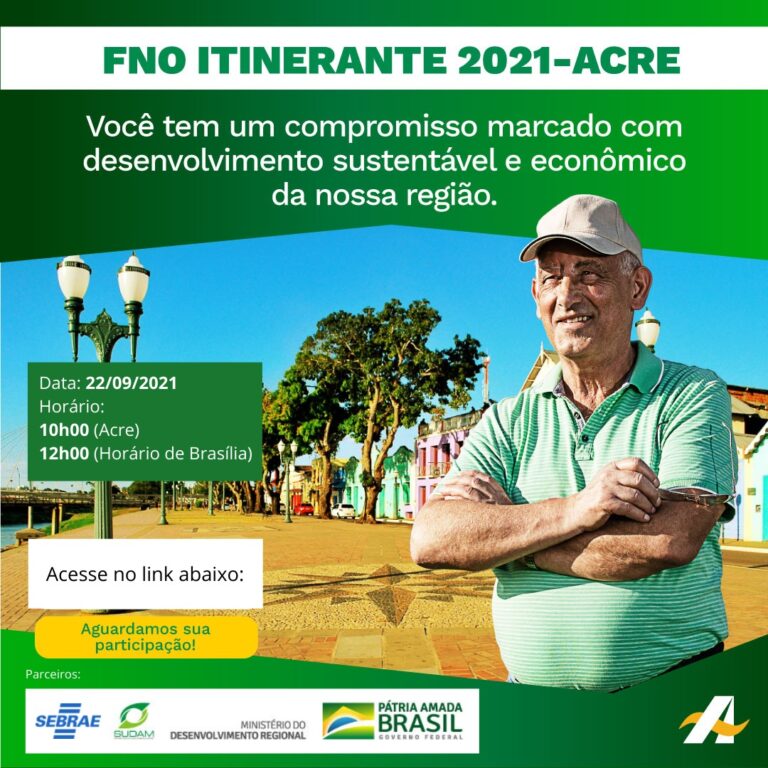 No Acre, Banco da Amazônia promove o FNO Itinerante para esclarecer o acesso ao Fundo Constitucional do Norte