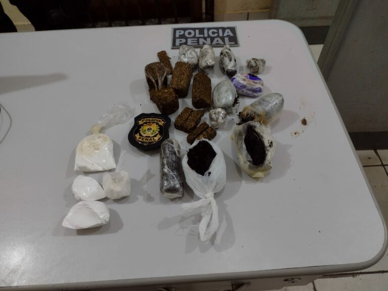Policiais penais apreendem quase 1 quilo de drogas no presídio de Sena Madureira