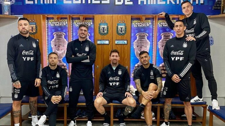 Jogadores argentinos postam foto em referência à Copa América e provocam Brasil