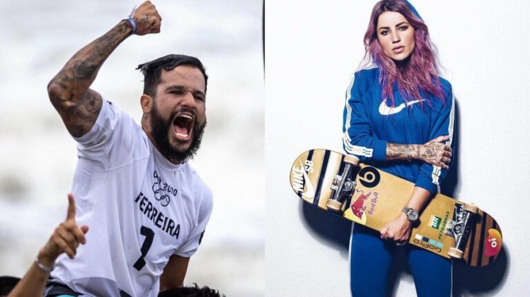 Leticia Bufoni vaza telefone de Ítalo Ferreira nas redes sociais