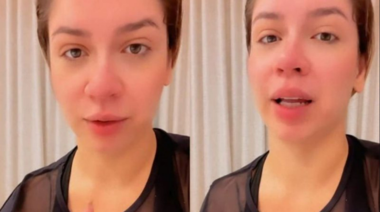 Marília Mendonça vence problema e surge abalada: “Não vou me deixar abater”