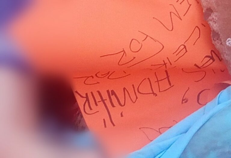 Na fronteira, homem é encontrado decapitado com sinais de tortura e bilhete ao lado