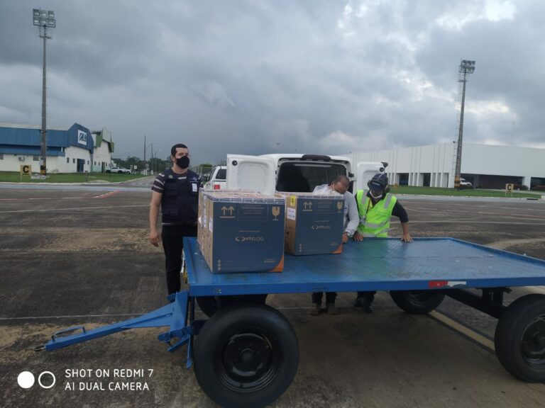 Acre recebe mais de 22 mil doses de Pfizer nesta terça-feira