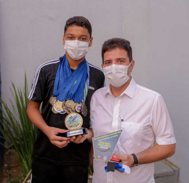 Estudante representa AC em competição de natação no Rio de Janeiro e Gladson comemora; veja tudo!