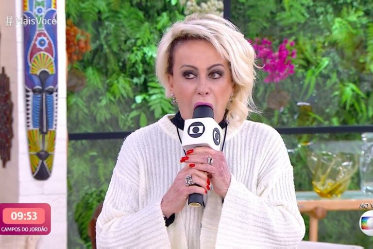 Ana Maria come microfone ao vivo e vira meme na web