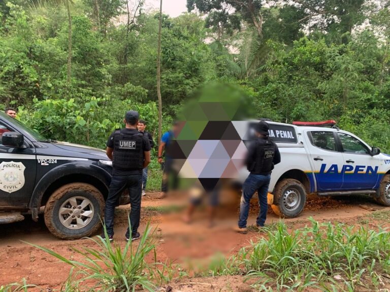 Mais um: Polícia Penal e PC prendem monitorado na estrada de Manoel Urbano
