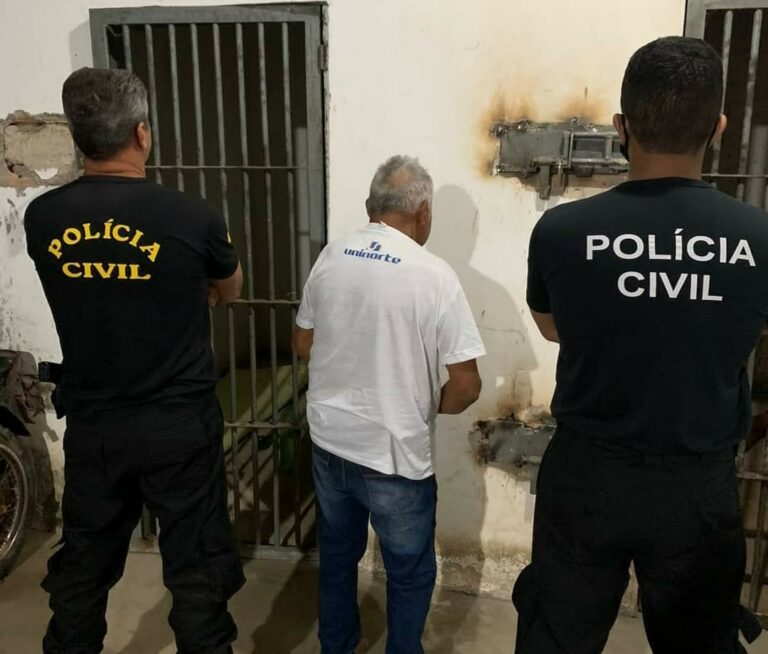 Idoso de 74 anos é preso no AC acusado de estuprar criança de 9 anos com deficiência