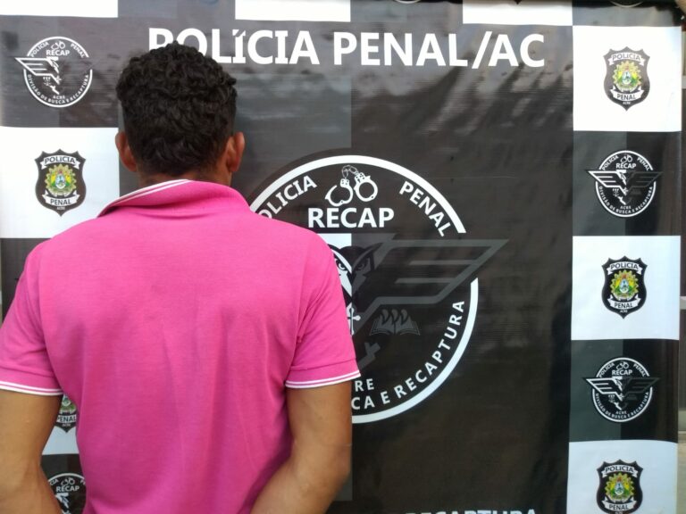 Polícia Penal prende foragido após receber atendimento médico em Rio Branco