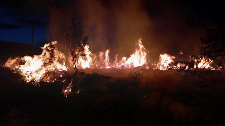VÍDEO: No Pólo Elias Moreira, em Sena, incêndio atinge fiação e moradores ficam às escuras