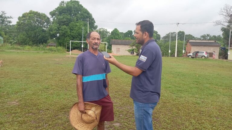 Campo do Florentino: “A gente começou jogando aqui com bola de seringa”, relembra morador de Sena Madureira